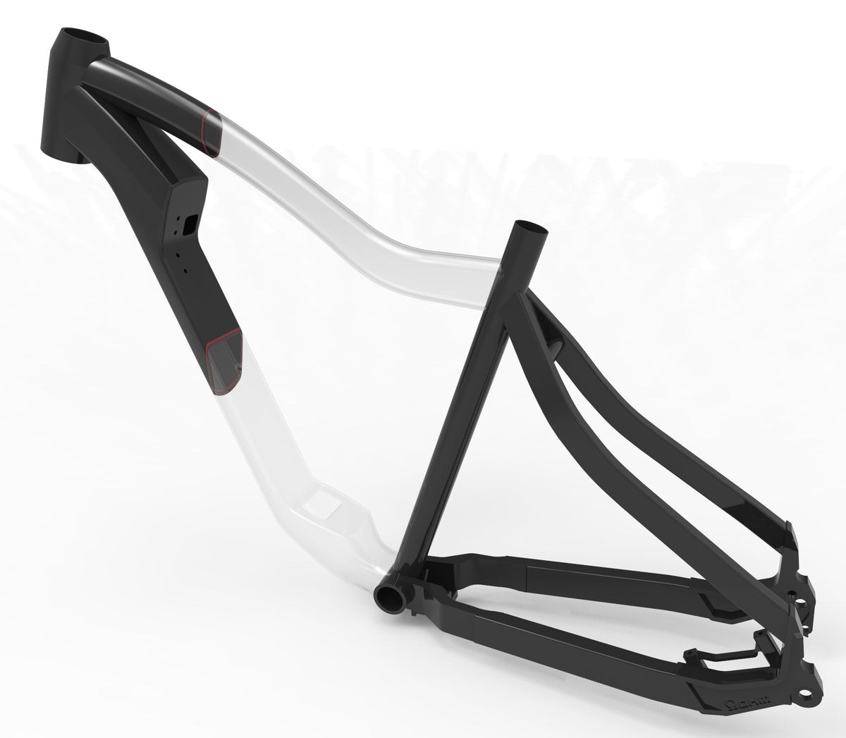 hydroformed aluminum bike frame